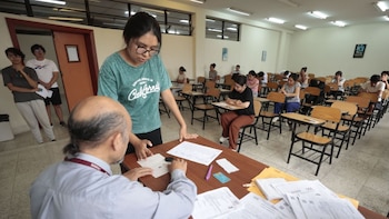 El examen de admisión se