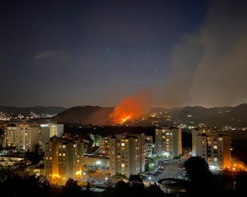 Incendio entre Huixquilucan y Cuajimalpa