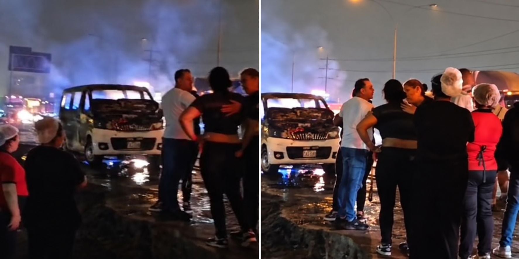 “Aquí dominamos nosotros”: el aterrador video que los extorsionadores enviaron del instante en que quemaron vivo a chofer en Los Olivos