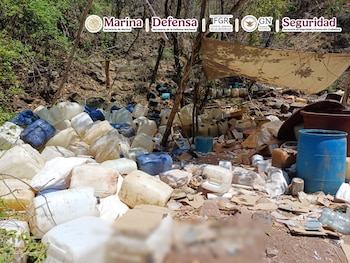 Narcolaboratorios de Los Mayos en Sinaloa