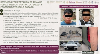 Sujetos detenidos en Amacuzac
(Gobierno de