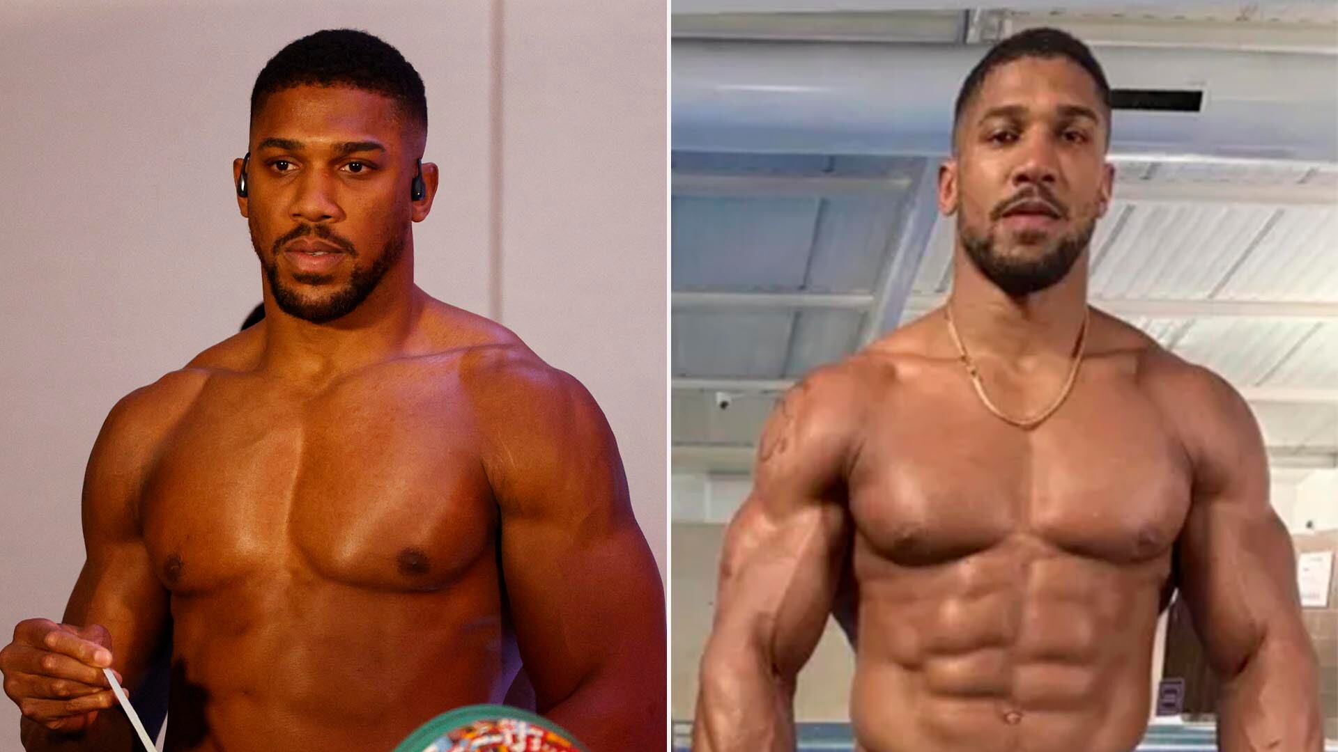 El impactante cambio físico de Anthony Joshua cinco días después de la pelea con Jake Paul