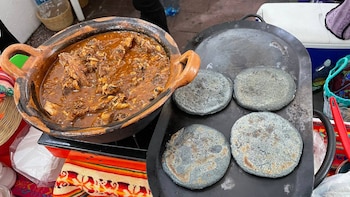 Comida prehispánica en Iztapalapa
