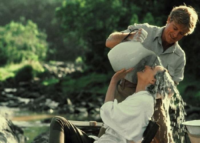 Meryl Streep y Robert Redford en una escena de