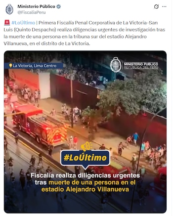 El Ministerio Público realizó diligencias en Matute - Créditos: @FiscaliaPeru.