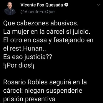 El ex presidente mexicano se