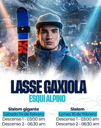 El joven esquiador vivirá su