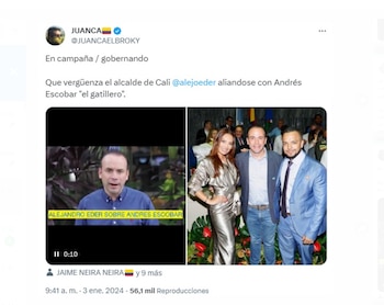 En redes sociales se mostraron