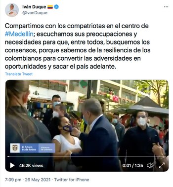 Trino de Iván Duque