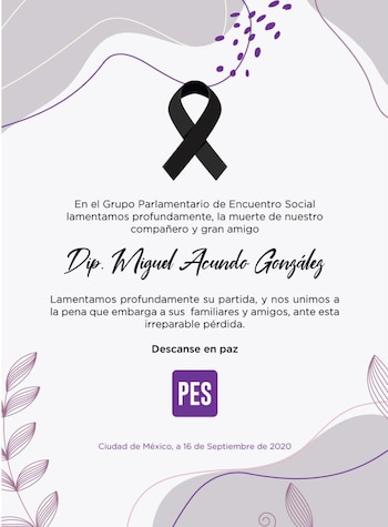 Acundo, quien representaba al central