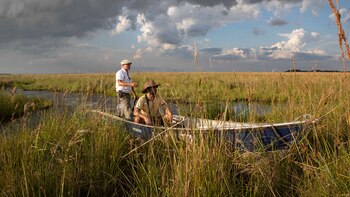 En acción, listo para disparar