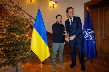 El presidente ucraniano, que anoche