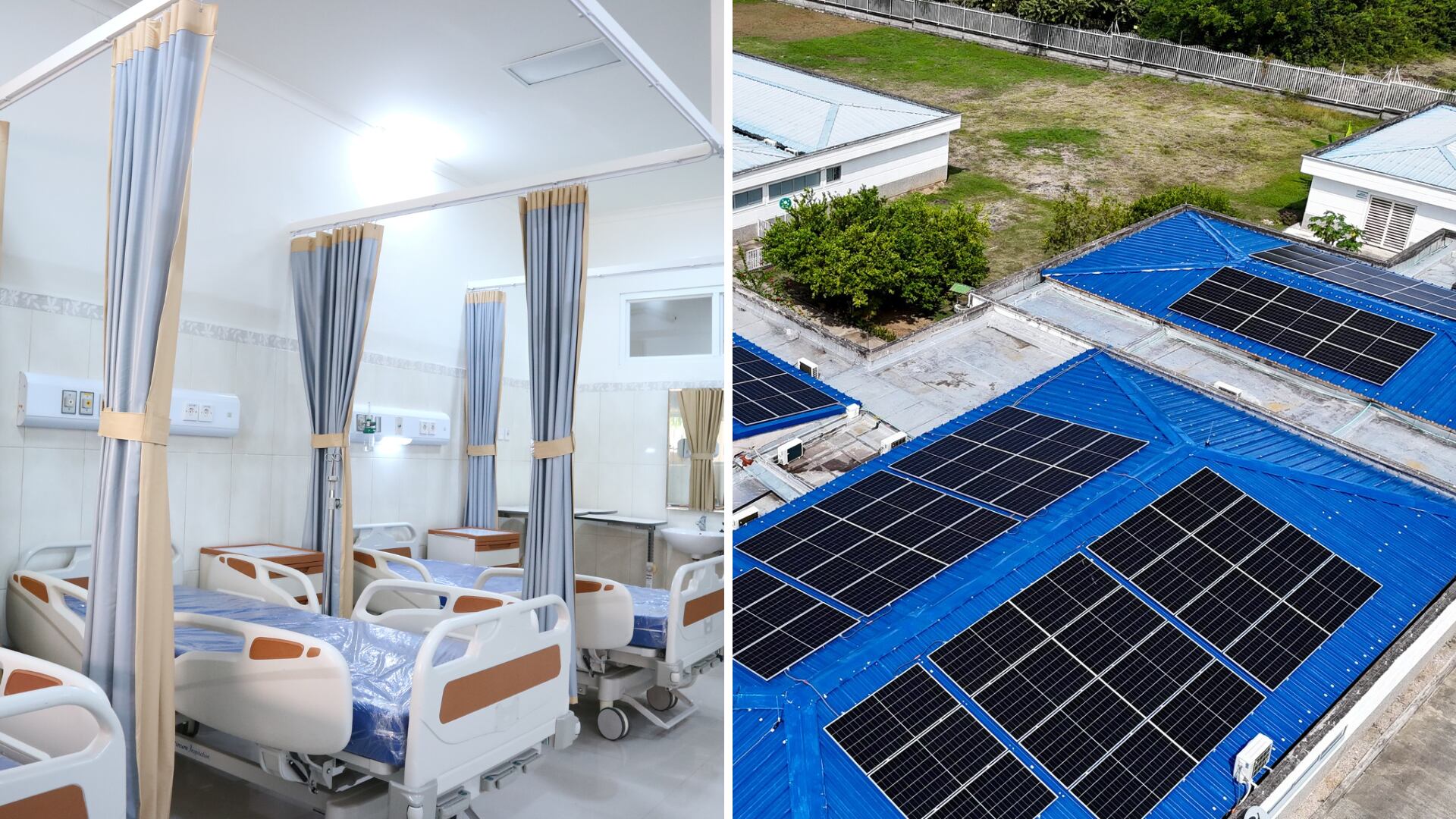 En Aipe, Huila, el Hospital San Carlos se convirtió en el primer centro médico del país que funciona completamente con energía solar - crédito Pixabay - @ministeriominasyenergia/Instagram