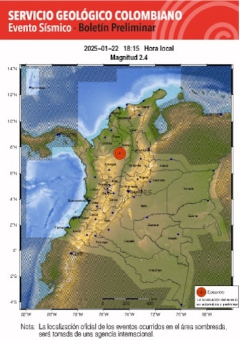 El municipio sintió un temblor