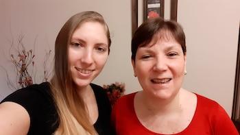 Johanna y su mamá, Clarisa