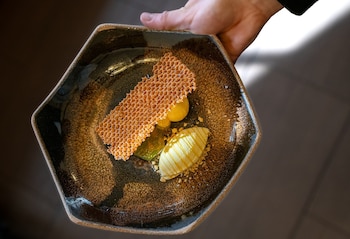 Uno de los postres a