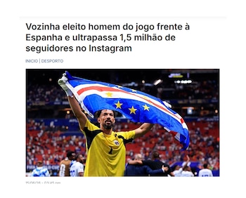 medios de Cabo Verde tras el sorprendente empate ante España