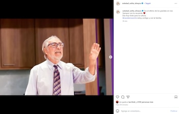 Soledad Silveyra expresó su dolor por la muerte de Brandoni, calificándolo como 'el último de los grandes' en un día triste para la cultura