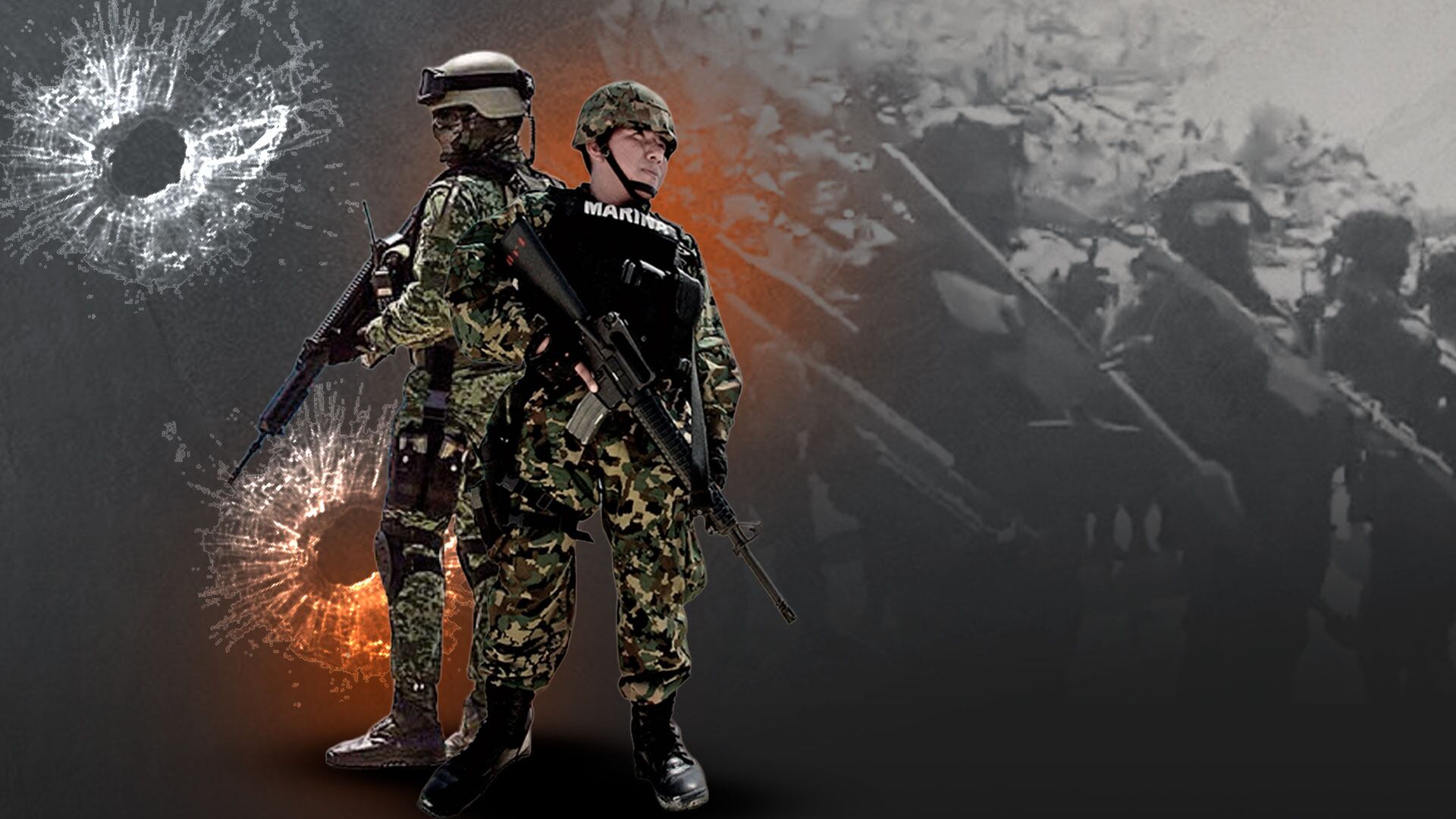 Elementos de diversas corporaciones, entre ellas la Marina y el Ejército, han realizado acciones como parte del Plan Michoacán. (Jesús Avilés/ Infobae México)