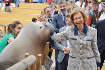 La reina Sofía, en el