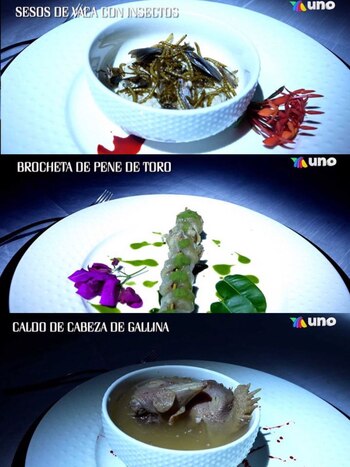 Estos fueron algunos de los platillos
(Foto: Instagram/@soyfamososacamedeaqui)