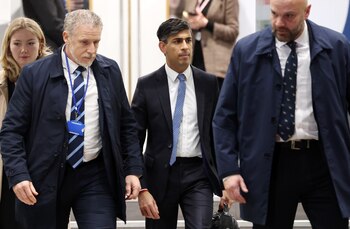 El primer ministro británico, Rishi