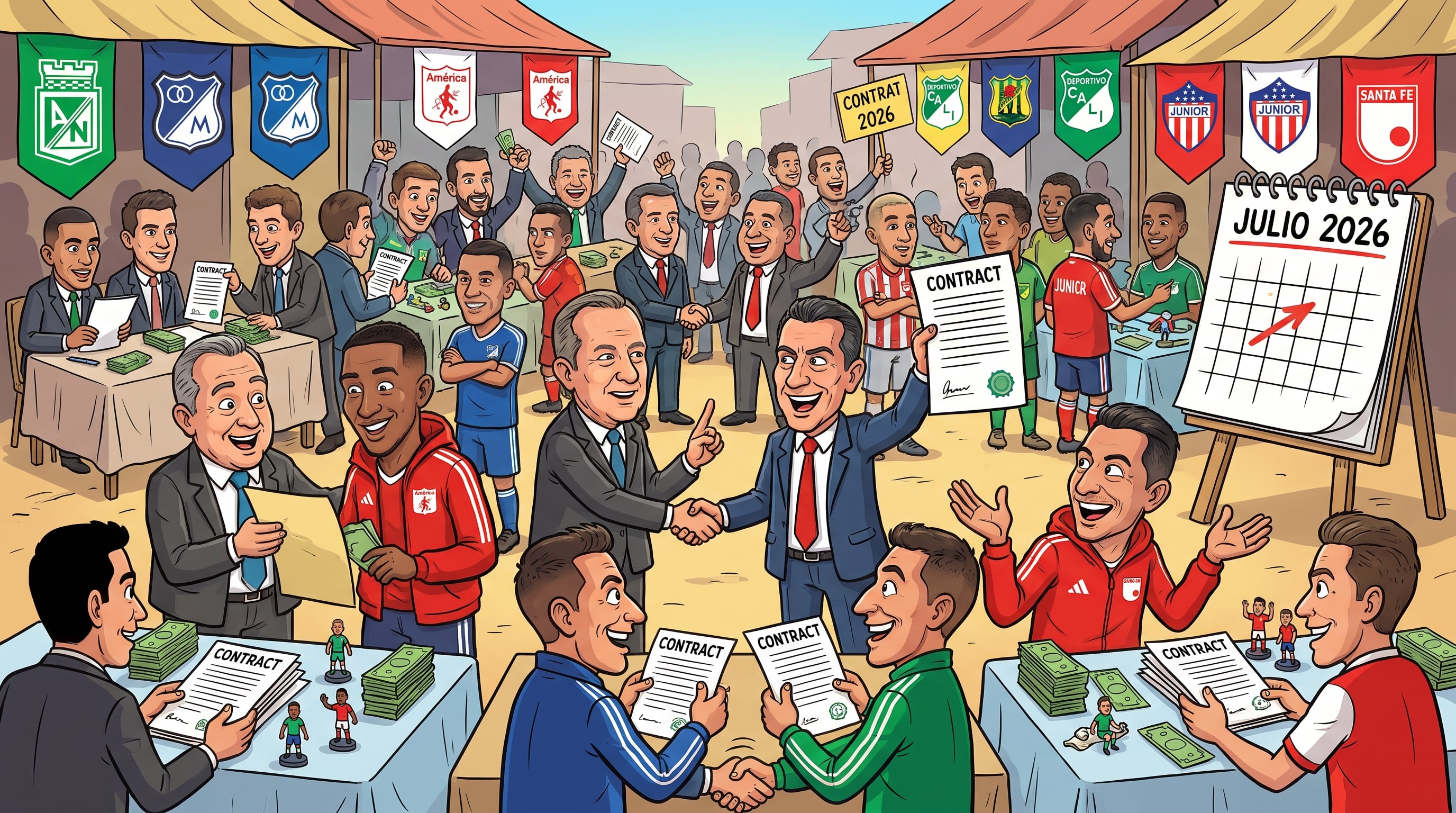 EN VIVO - Mercado de fichajes del fútbol colombiano: altas, bajas y rumores de los equipos de la Liga BetPlay, hoy 16 de julio