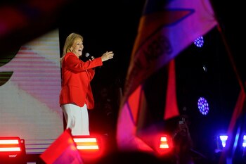 El discurso de Carolina Cosse (REUTERS/Andres Cuenca)