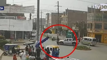 Sacerdote herido tras choque entre motocicleta y camioneta en Chosica