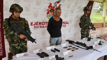 Capturado alias Mula, francotirador del