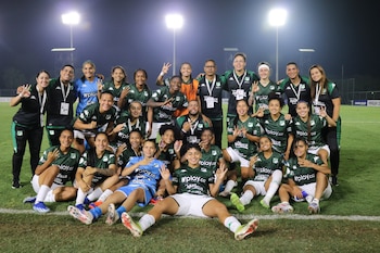 Deportivo Cali es segundo en el grupo D de la Libertadores Femenina con tres puntos y +1 en la diferencia de gol - crédito Deportivo Cali