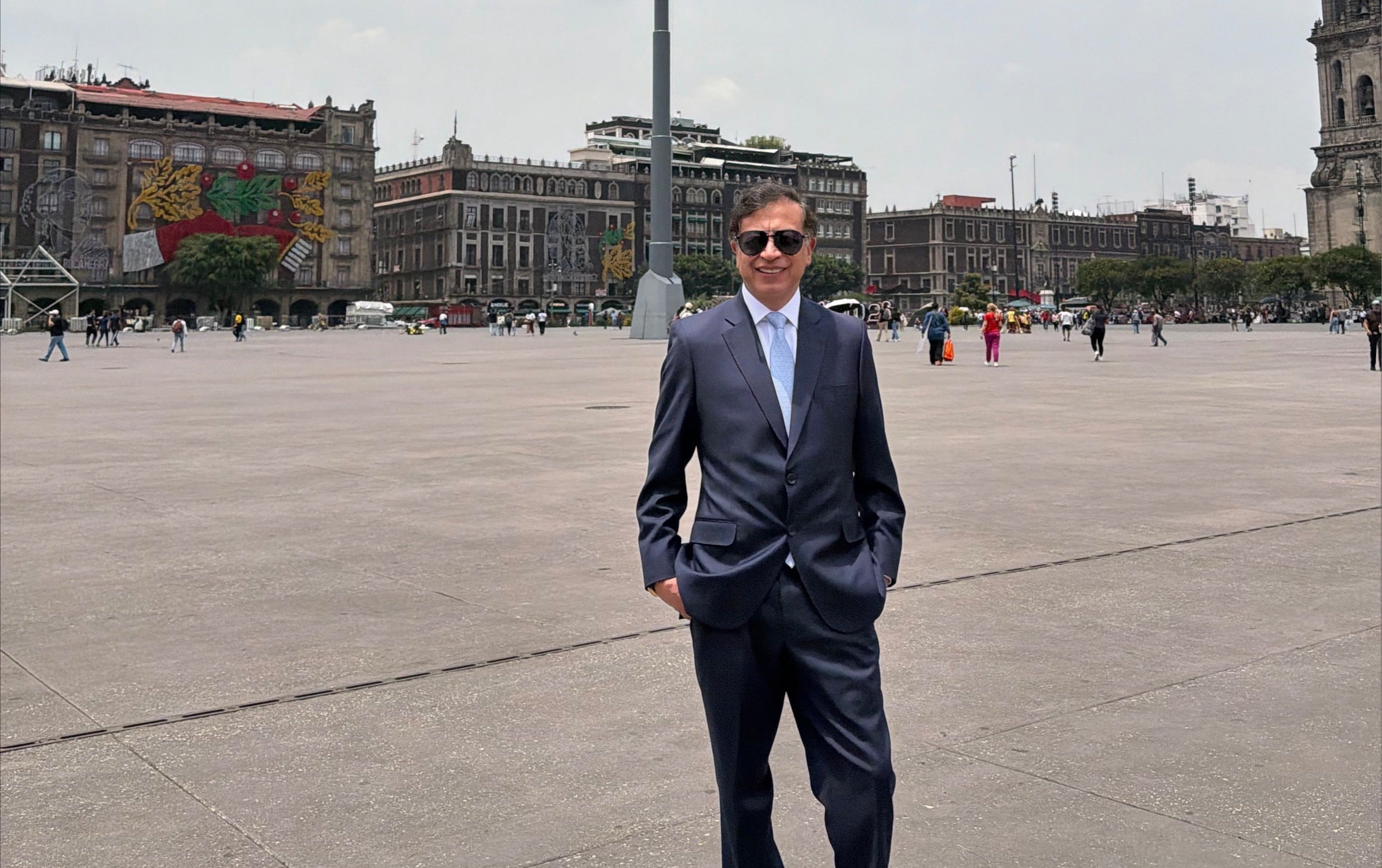 Gustavo Petro denunció que Avianca le negó el embarque a México y sostuvo que una empresa colombiana no puede restringir sus movimientos por la lista Ofac - crédito @petrogustavo/X