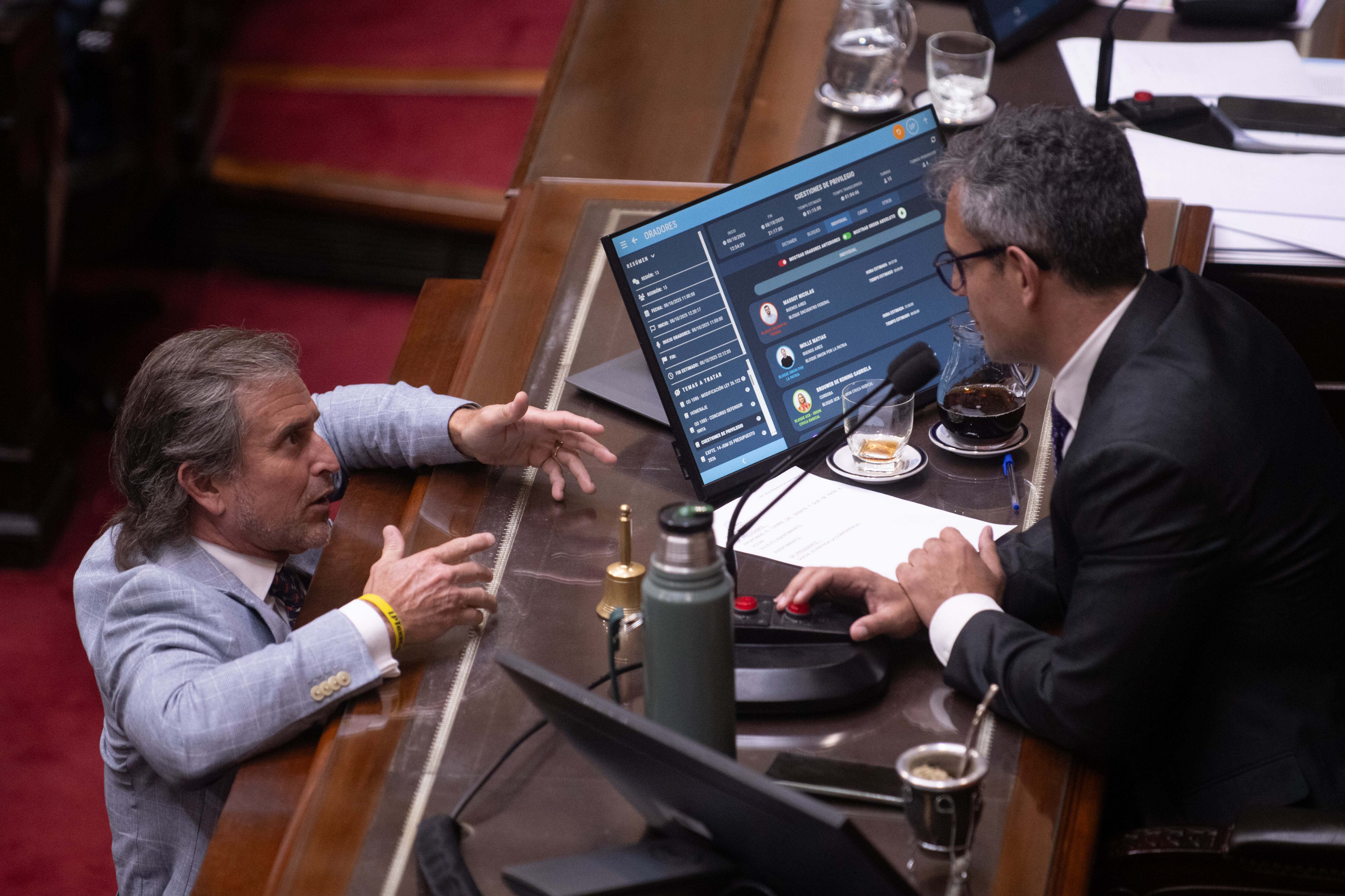 Bertie Benegas Lynch y Martín Menem