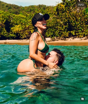 Karina García sorprendió al confesar cómo surgió el amor con Kris R y anticipó el nacimiento de un bebé de gran tamaño - crédito karinagarciaoficiall/Instagram
