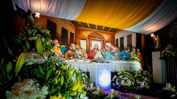 La Catedral de Sal de Zipaquirá exhibió una réplica subterránea de ‘La Última Cena’ de Leonardo da Vinci: así puede contemplarla