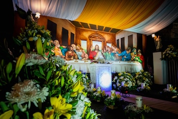 Inspirada en la obra original de Leonardo da Vinci, la réplica busca acercar el arte sacro a miles de visitantes - crédito Catedral de Sal de Zipaquirá