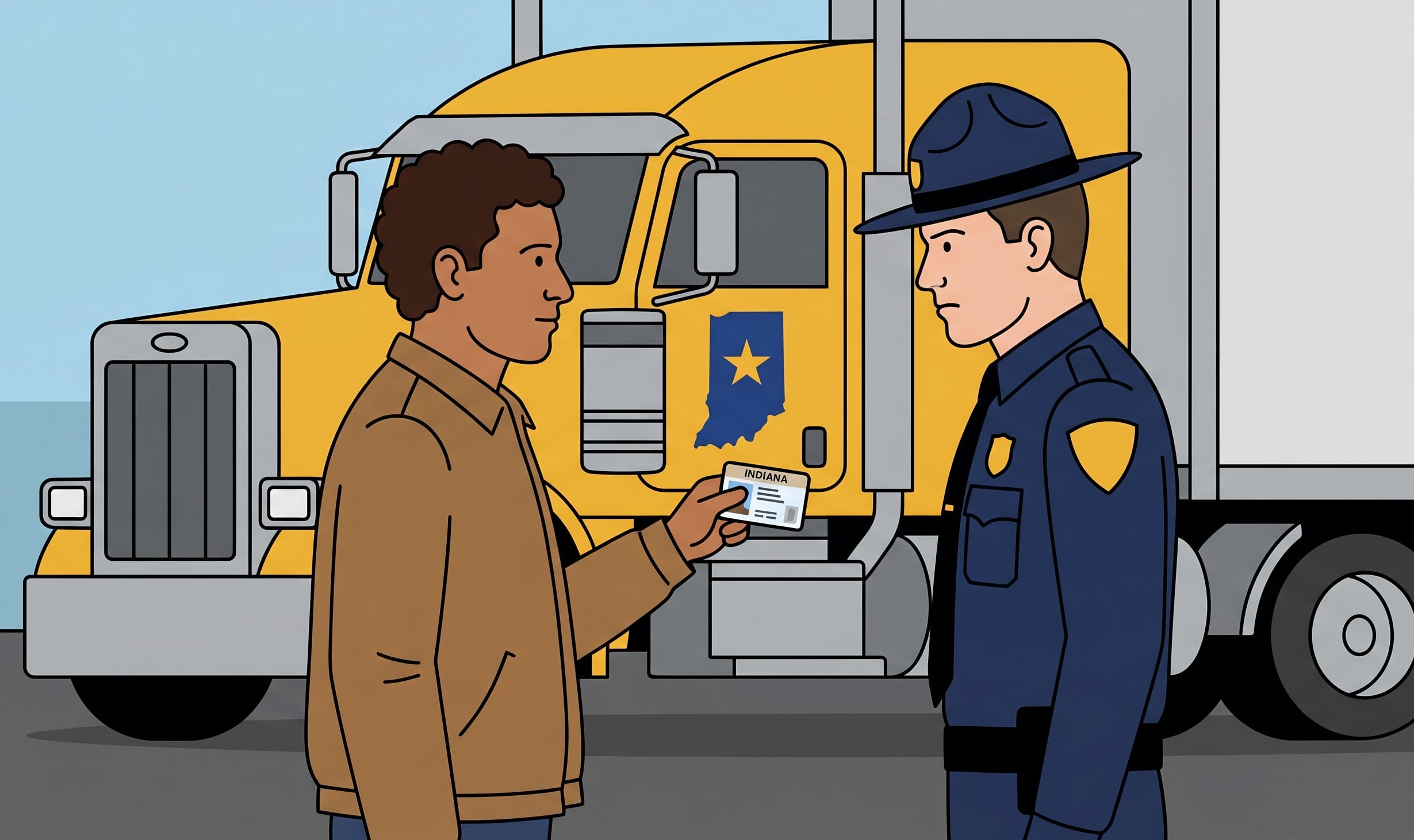 Controles migratorios en rutas estatales permitieron identificar a conductores sin documentación regular en transporte de carga (Imagen Ilustrativa Infobae)