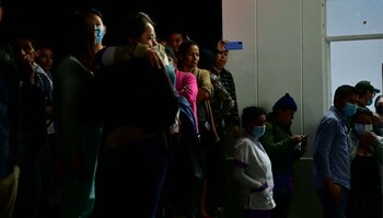 Durante la noche del martes