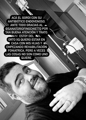 “Acá el gordi con su