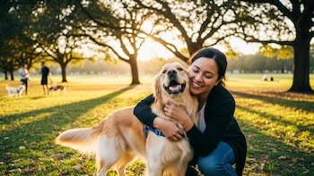 10 comportamientos que muestran que tu perro se siente inmensamente cómodo y feliz a tu lado