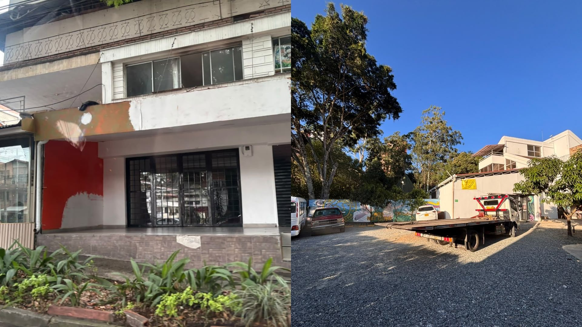 La Chevrolet Silverado de placas CAS-263 fue retirada de un establecimiento en Laureles durante una diligencia con acompañamiento policial - crédito imágenes suministradas a Infobae