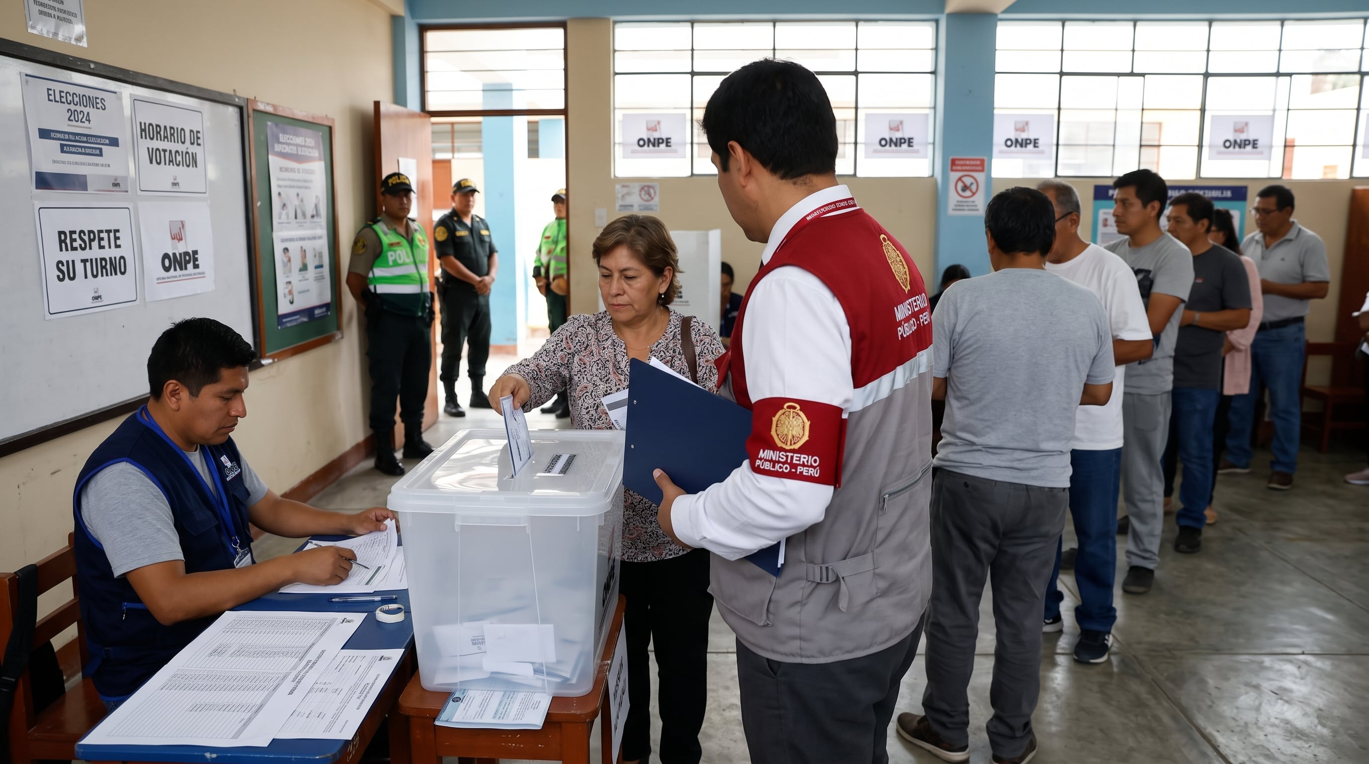 La Fiscal�a reporta 153 ocurrencias y 33 detenidos en lo que va de las Elecciones Regionales y Municipales 2026 - Infobae