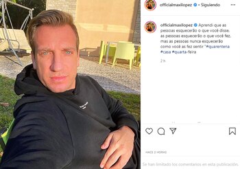 El posteo de Maxi López