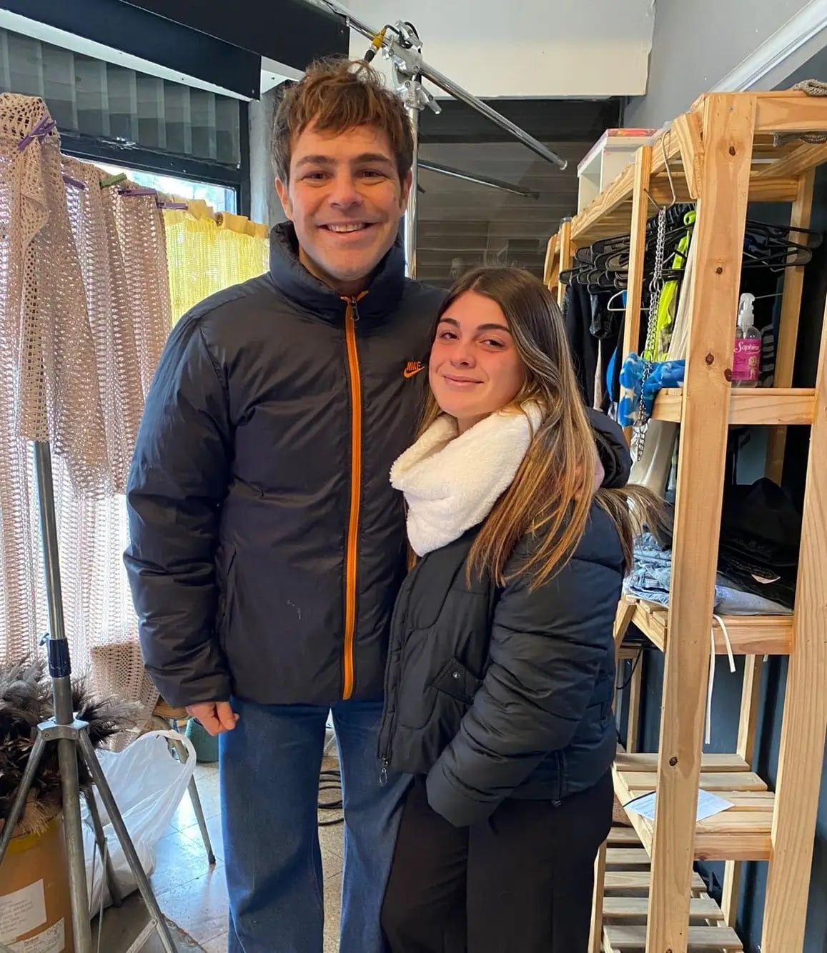 Peter se enteró que Mimi era fan de la novela de Cris Morena y fue a conocerla para sacarse una foto