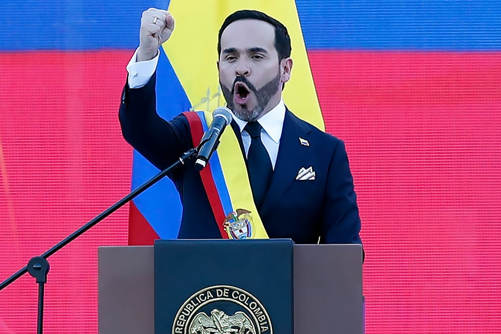 El nuevo presidente Abelardo de la Espriella promete hacer de Colombia un país seguro para invertir - crédito Ernesto Guzmán Jr/EFE