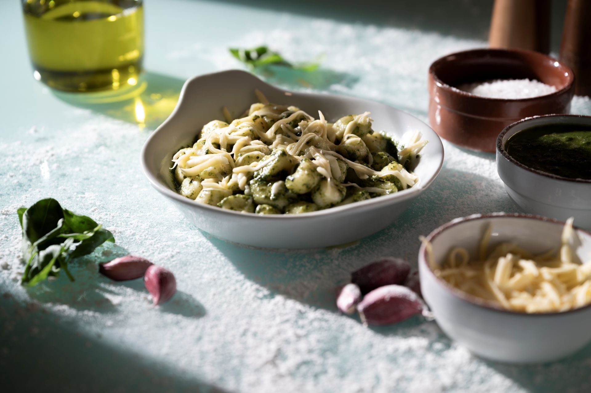 Ñoquis al pesto es una propuesta que recupera platos clásicos de la cocina cotidiana en versiones íntegramente sin gluten (Lucciana)