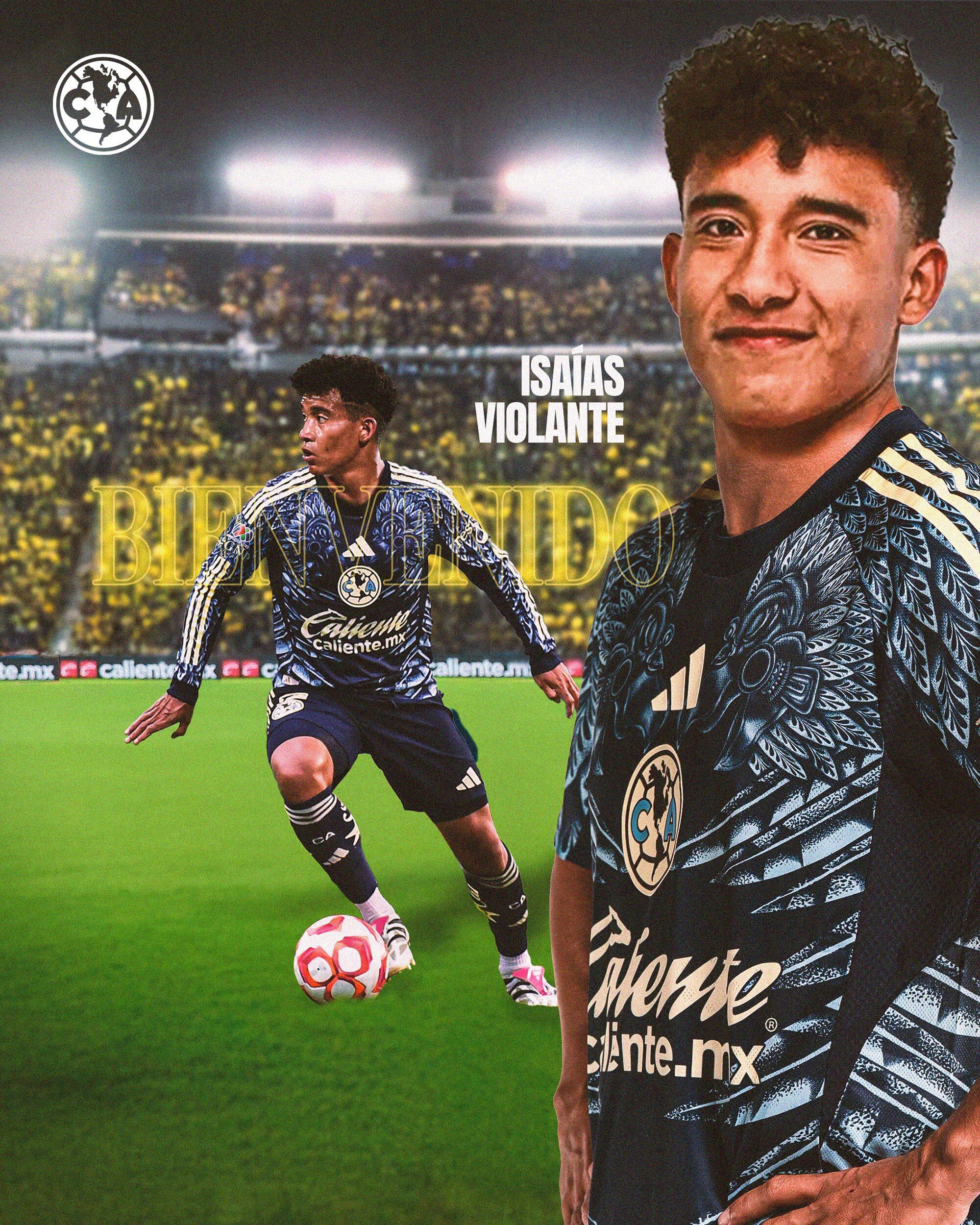 América presentó a su nuevo refuerzo para el Apertura 2025. Imagen Cuenta de X @ClubAmerica