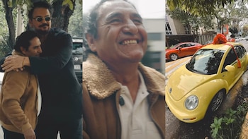 Ricardo Arjona sorprende a taxista mexicano y le regala un auto tras décadas de amistad