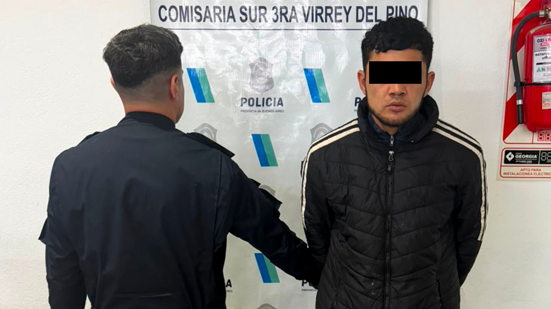 Benítez Adorno tras ser capturado