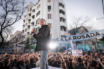 Máximo Kirchner habla en el acto para reivindicar a Cristina Kirchner a cuatro años del intento de asesinato